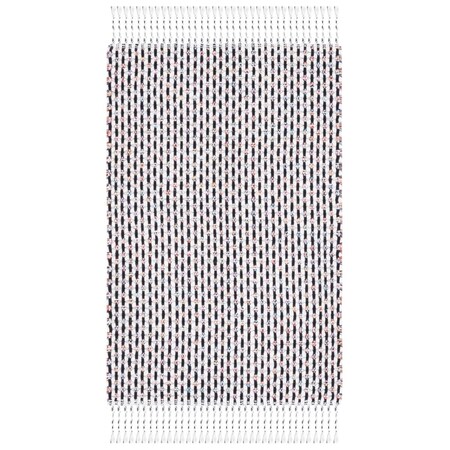 Safavieh 4 x 6 ft. Montauk Contemporary Rectangle Rug Ivory & Black MTK475A-4